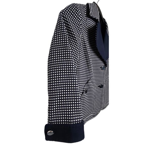 Talbots Jacket Polka Dot Short Lined Blazer Women's Size 8P - Picture 3 of 8